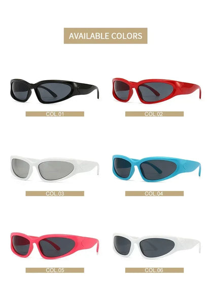 Unique Y2K Designer Luxury Sunglasses Women Rectangle Big Frame Sun Glasses For Men Outdoor UV Protection Classic 2000S Black Sh