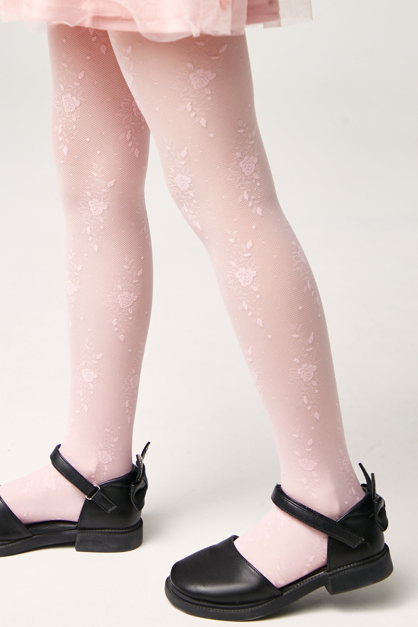 Conte Tights for girls Sofia 20 Den - Floral Pattern