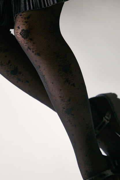 Conte Tights for girls Sofia 20 Den - Floral Pattern