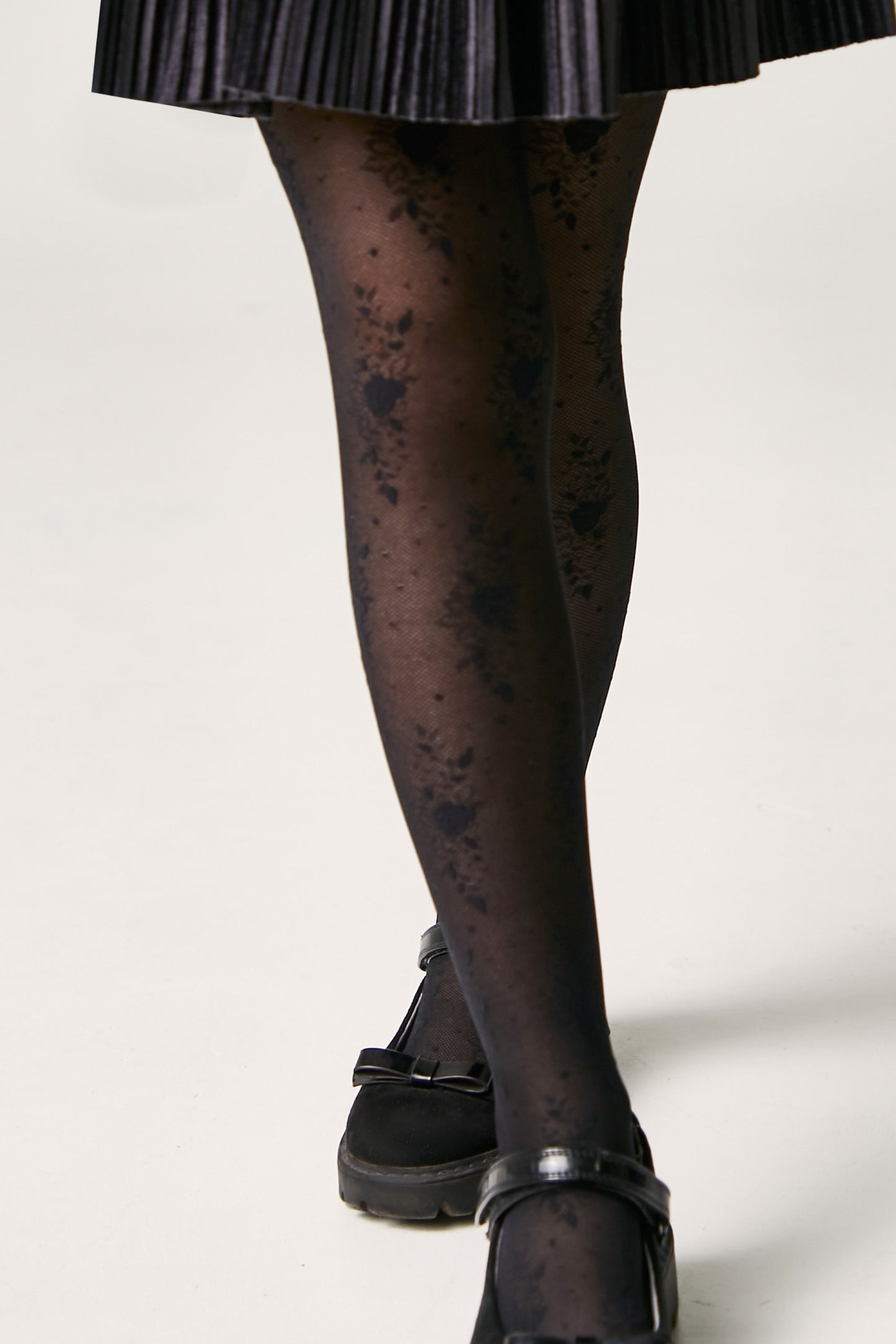 Conte Tights for girls Sofia 20 Den - Floral Pattern