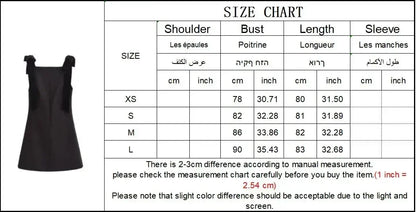 TFMLN Autumn New Women Dress 2024 Slim Chic Sleeveless Dress Bow Casual  Mini Frock Female Fashion Elegant Short Party Dress