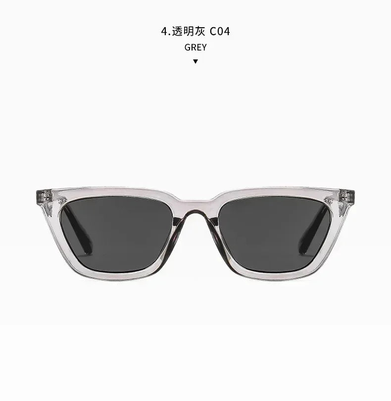Classic Black Vintage Cat Eye Sunglasses Women Brand Designer Simplicity Elegant Small Frame Sun Glasses Men Trend Eyewear UV400