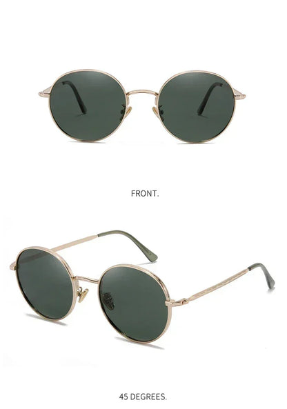 Steampunk Round Polarized Sunglasses With Prescription Women Men UV400 Anti-glare Myopia Sun Glasses Power 0 -0.5 -0.75 To -6.0