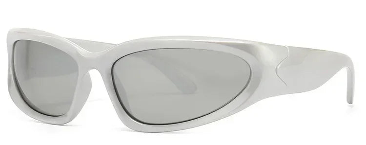 Unique Y2K Designer Luxury Sunglasses Women Rectangle Big Frame Sun Glasses For Men Outdoor UV Protection Classic 2000S Black Sh