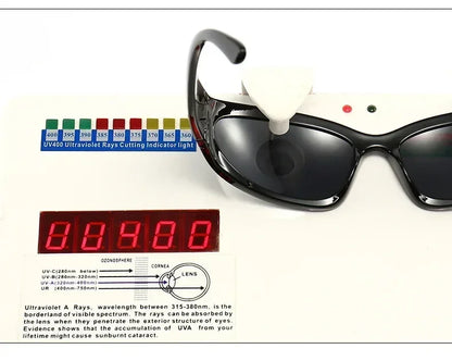 Unique Y2K Designer Luxury Sunglasses Women Rectangle Big Frame Sun Glasses For Men Outdoor UV Protection Classic 2000S Black Sh