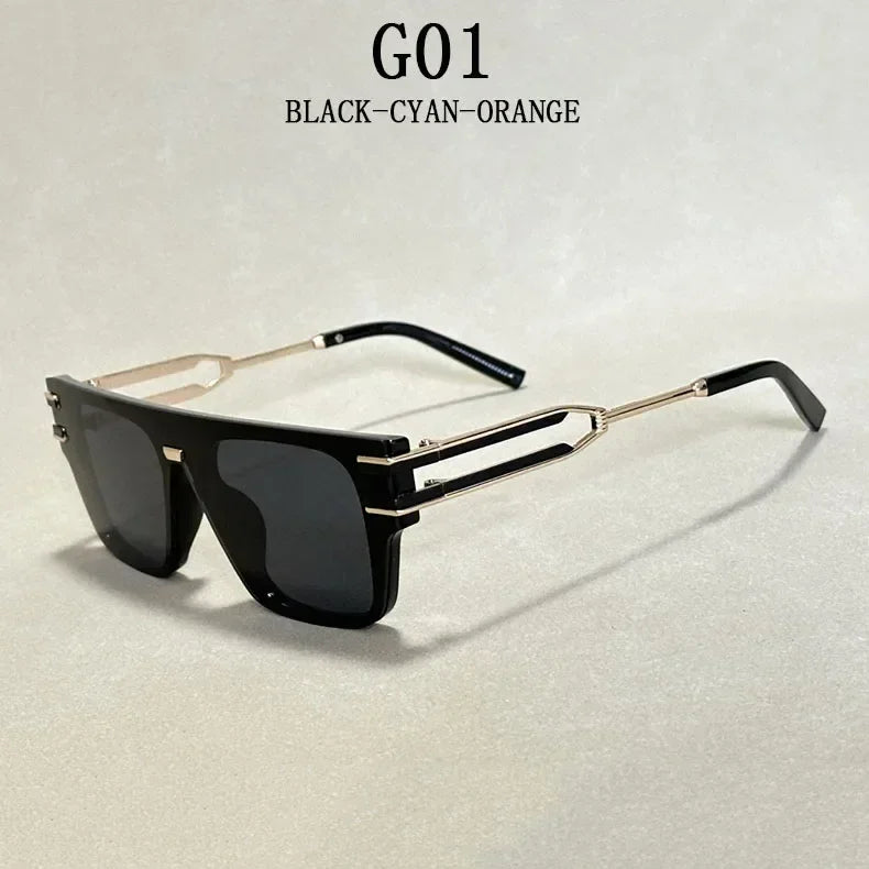 2024 Fashion Sunglasses For Men Vintage Glasses Vintage Designer Sunglasses For Men Retro Shades Lentes De Sol Mujer Zonnebril