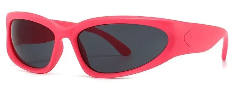 Unique Y2K Designer Luxury Sunglasses Women Rectangle Big Frame Sun Glasses For Men Outdoor UV Protection Classic 2000S Black Sh