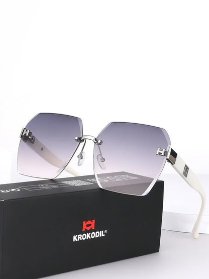 2025 New Fashion Sunglasses Luxury Brand Designer Women Men Retro Square Big Frame Eyewear Uv400 Outdoors Glasses Box Packaging