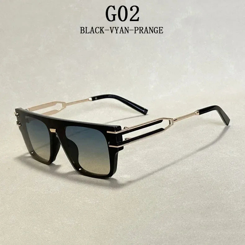 2024 Fashion Sunglasses For Men Vintage Glasses Vintage Designer Sunglasses For Men Retro Shades Lentes De Sol Mujer Zonnebril