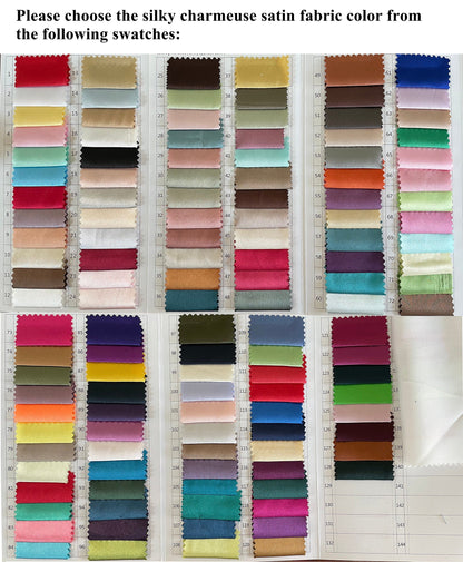 Silky Satin Feather Fringe Hem Long Robe (Victorian Style / Christmas Gift)