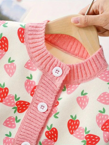 Strawberry Knit Sweater