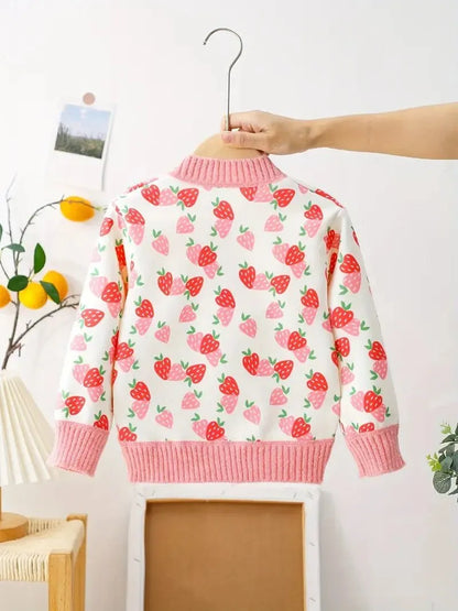 Strawberry Knit Sweater