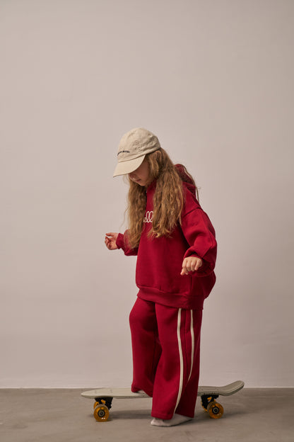 Hello Kids Sweat Set – Red