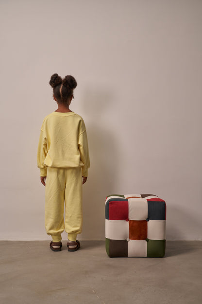 Sunny Glow Sweat Set – Yellow