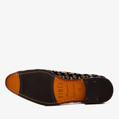 The Vicino Men Shoe Black Bit Dress Loafer