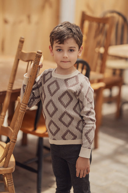 Diamond Knit Sweater