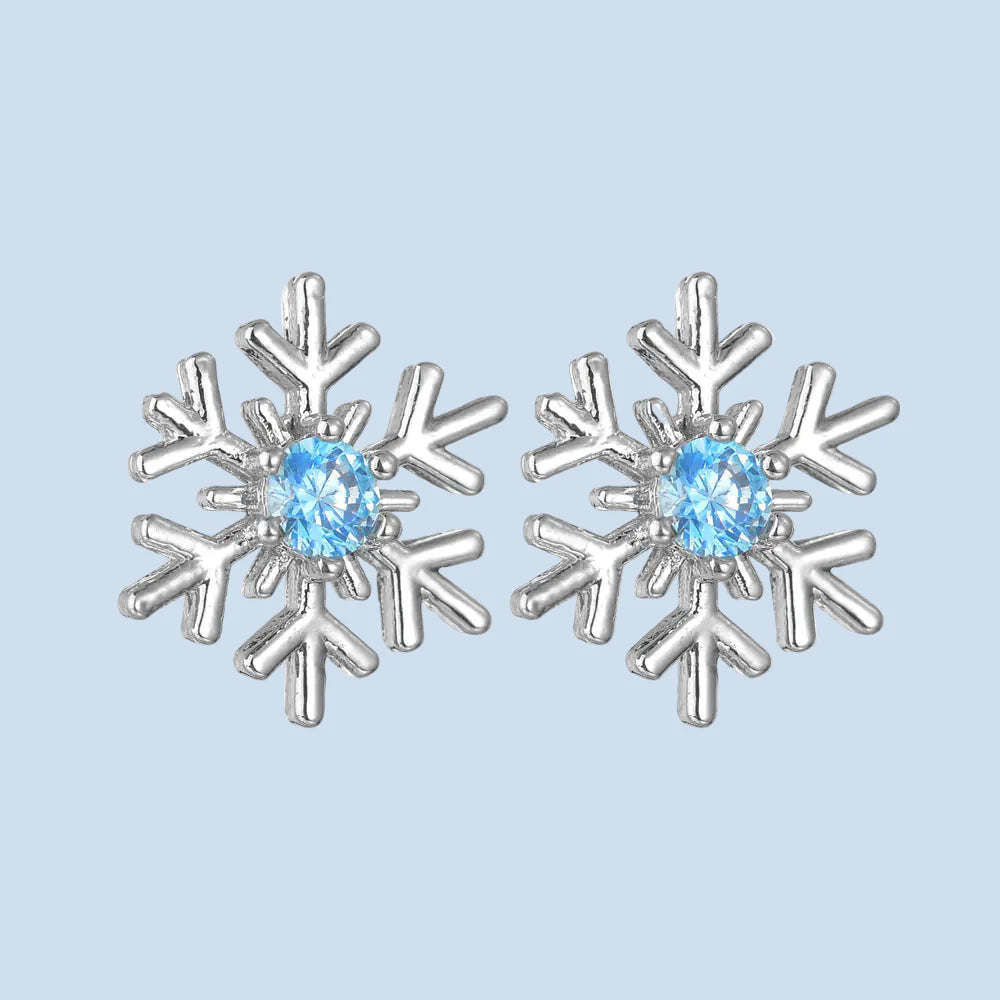 S925 Silver Flower Stud Earrings  Trendy and Versatile