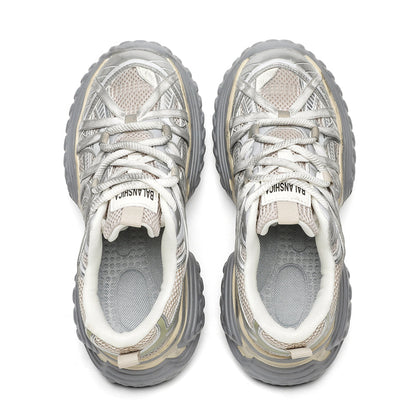 S8888 Champagne Tire Sneakers