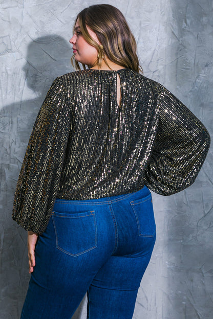 HOPE YOU REMEMBER SEQUIN TOP