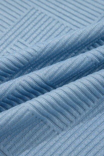 Textured Top and Pants Set