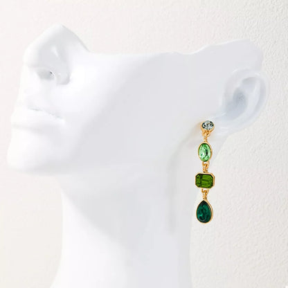 18K Gold-Plated Drop Earrings