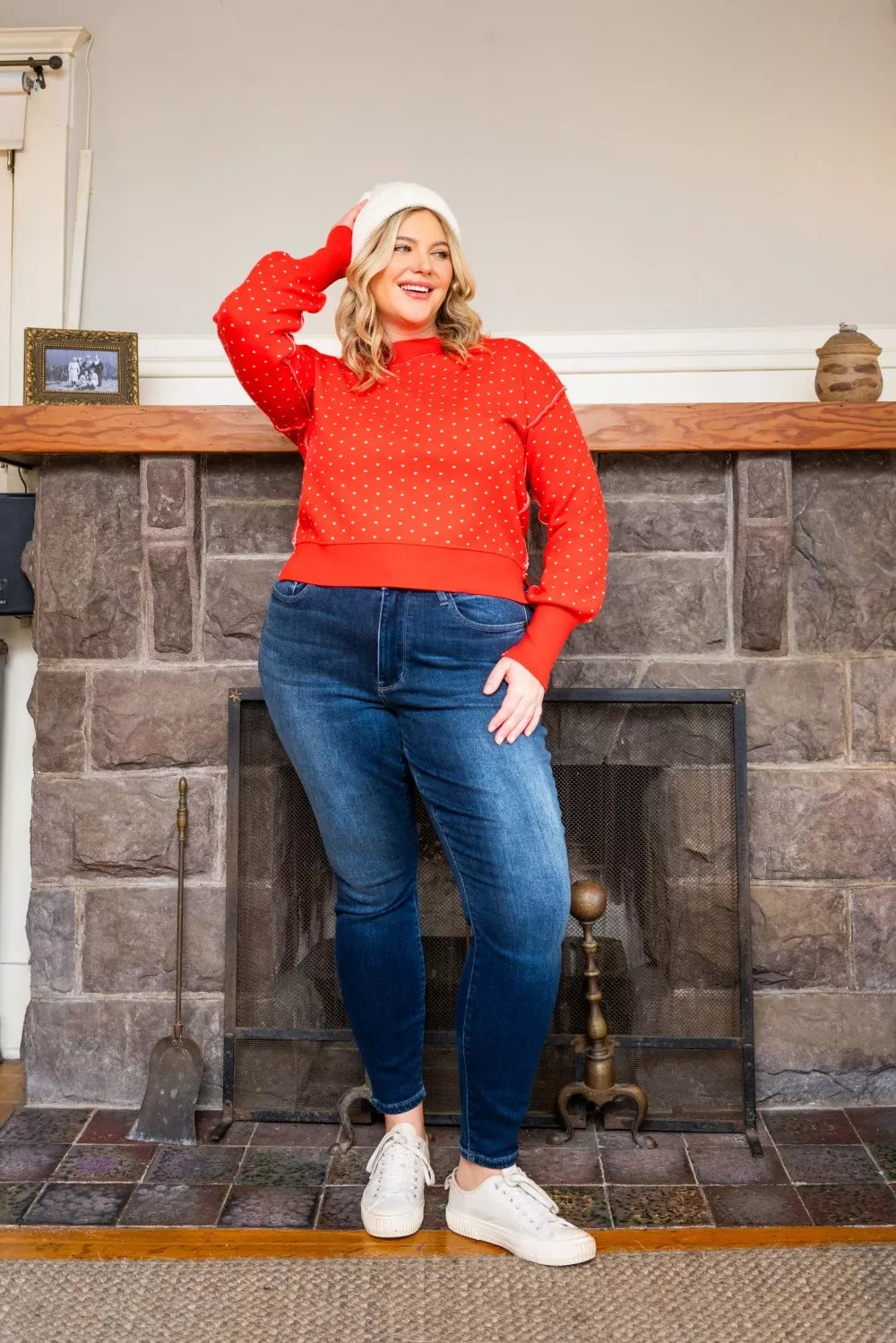 Judy Blue Full Size Washed Thermal Skinny Jeans Plus Size