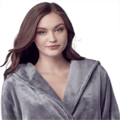 Women’s Plush Hooded Robe - Spa-Worthy Comfort at Home