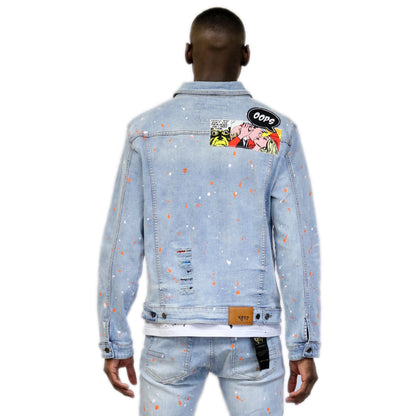 Karma Premium Washed Denim Jacket