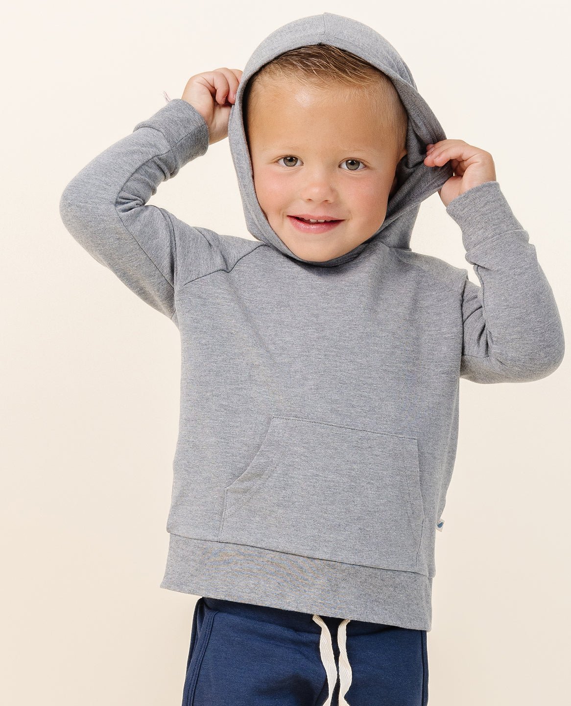 The Coziest Hoodie in Steel Heather