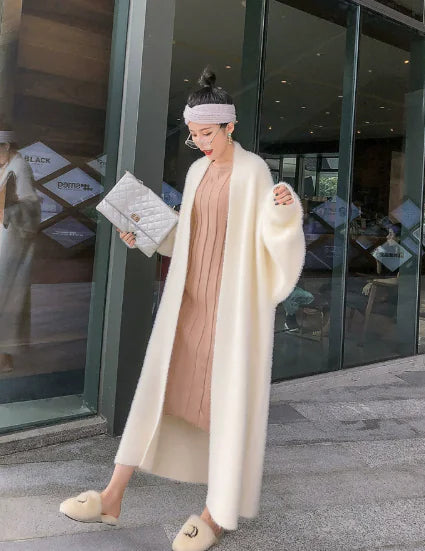 Long Cozy Chunky Knit Cardigan for Women