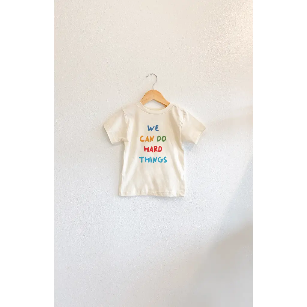 We Can Do Hard Things Kids Graphic T-Shirt